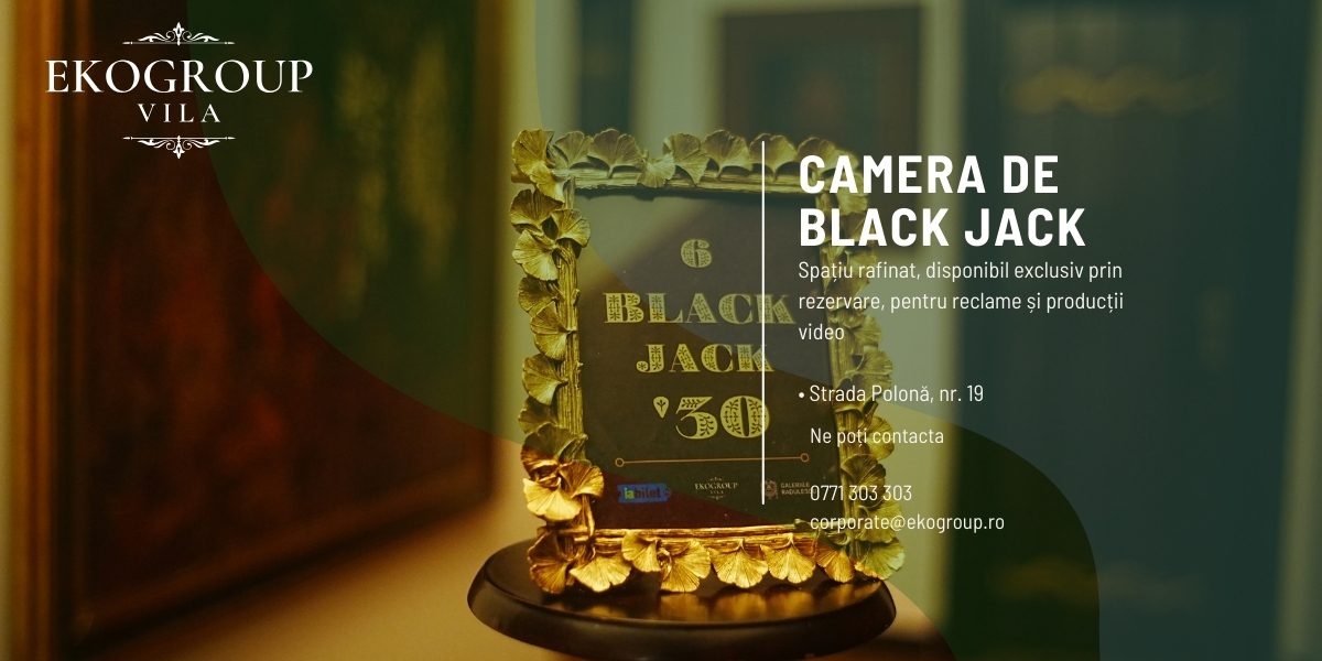 Camera de Black Jack – Salon diplomatic exclusivist pentru experiențe private și producții sofisticate